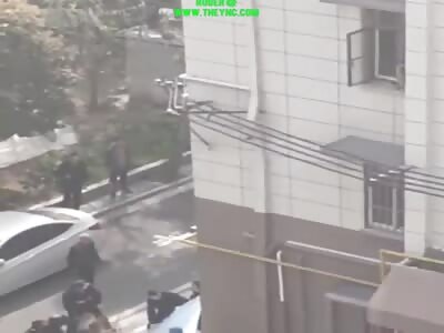 Suicide attempt  from the third floor in Jiangsu