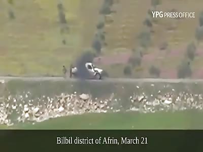 YPG destroy Turks with TOW