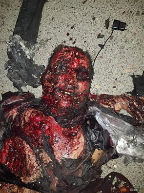 Aftermath Pics Assasination of General Soleimani by Reaper Drone