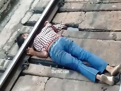 A man death on railway track in Cuttack