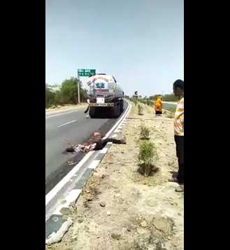 Drunk Man Dies Crushed by a Truck