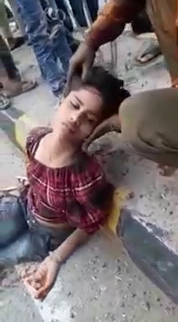 Sad Video Shows Little Girl Agonizes and Convulsed after Horrific Accident 