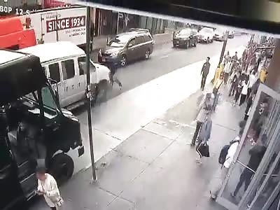 Accident caught on CCTV 