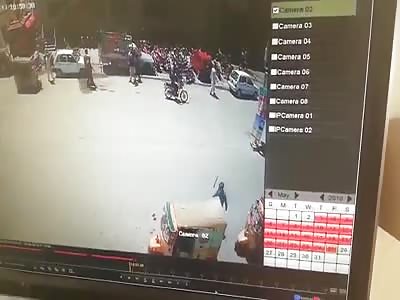 Accident caught on CCTV VI