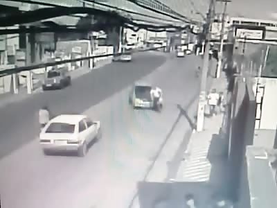 Accident caught on CCTV XII