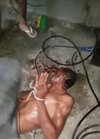 New Electric Shock Torture (Robber Captured in Brazil)
