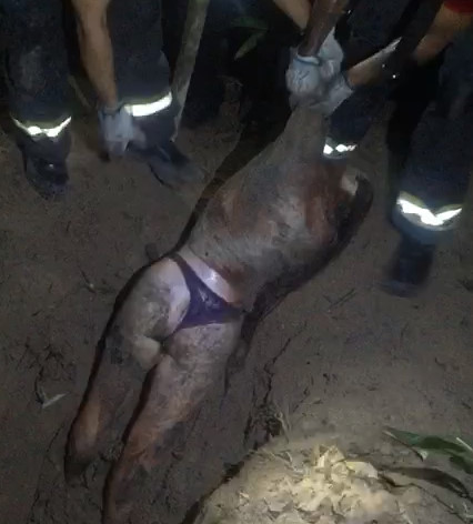 Brazilian Police Recover Corpse Buried of the Teenage Girl Killed[More Footage]