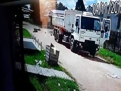 Accident caught on CCTV Camera