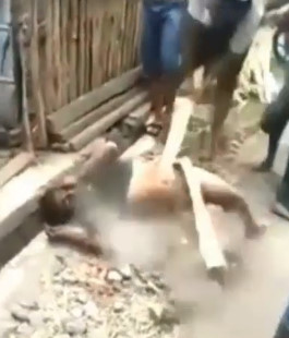 Thieves Mercilessly Beaten Up by Mob