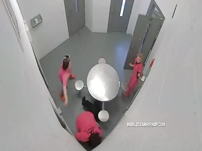 Female Correction Officer Gets Beat & Dragged By Her Hair!