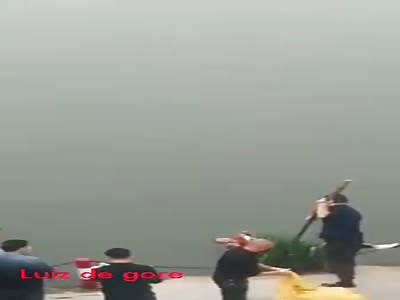 mother and son drowned in a lake in china