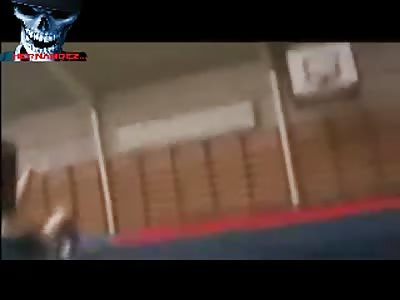 Boy breaks his ankle