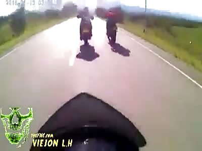 Motorcycle accident live