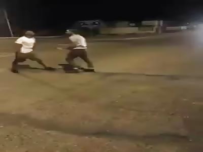 Slapping Fight Ends Up As A Hit And Run.