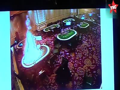 CCTV of gunman attacking casino in the Philippines