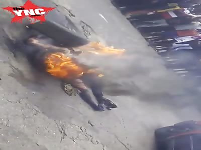 Thief was burned to death