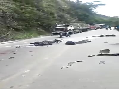Head smashed after accident