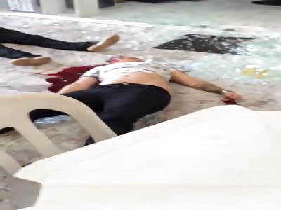 Thieves were gunned down in a shopping mall by police
