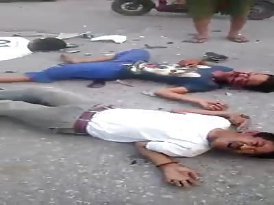 One Vietnamese Man Dead and Two Agonizing 