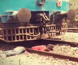 Indian Man Got Cut in Half on The Railroad Tracks