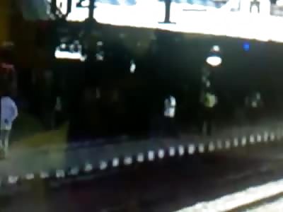 Indian Man Pushed to His Death in Front of a Train 