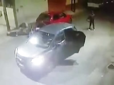 CCTV of Brutal Quadruple Drive-By Murder