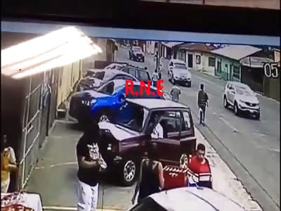 CCTV Murder of Man by Two Assailants on a Motorbike