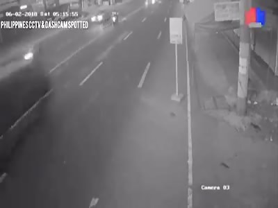 Damn.....Motorcyclist Killed Instantly by Asshole Driver 