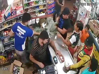 Brutal CCTV Murder of Grocery Clerk