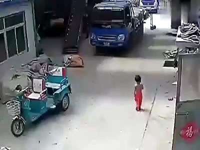 Chinese Kid Goes for a Walk......