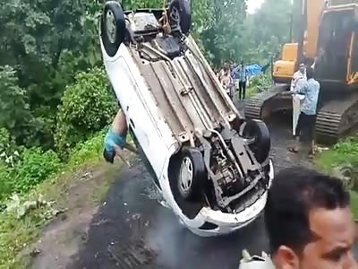 Body Hangs out of Car and Hits Ground after Birthday Accident