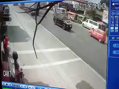 Normal Truck Killing in Phillipines (2 Angles)