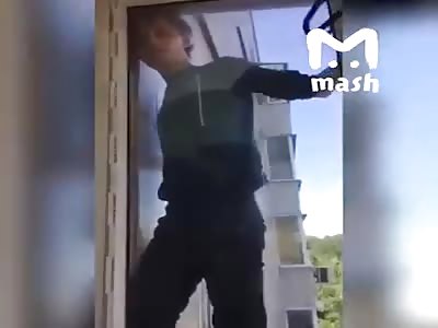 Another Drunk Russian Asshole Falls From Window Ledge