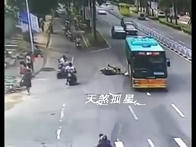 Another Biker Crushed Under the Bus + Aftermath