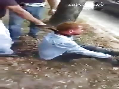 Thief Gets Beaten and Strangled Video 2