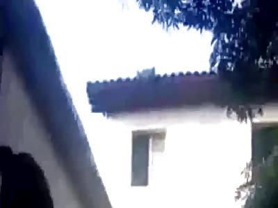 Nutcase Jumps from the Top of Mental Hospital