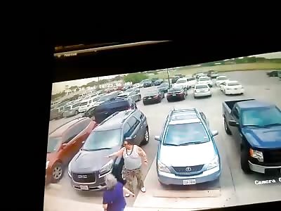 Man Beats Down Women Over a Parking Space