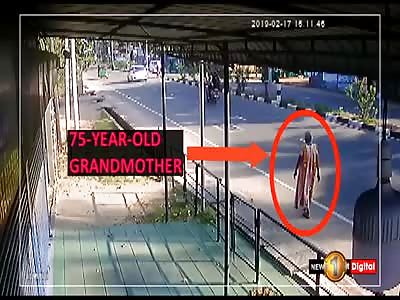 75-year-old run over by container Truck