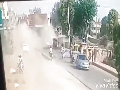 CCTV Accident Pakistan