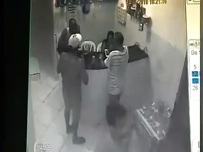 Quick Assassination Caught on CCTV [Brazil]