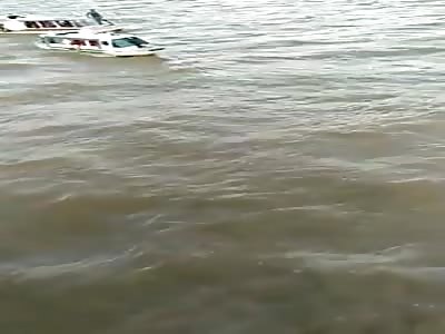 Dead body in the water