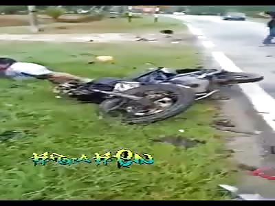 The fatal crash involved two motorcycles 