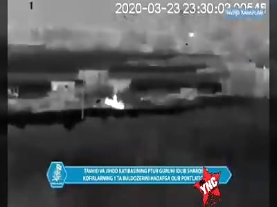 Opponents yesterday destroyed a construction team in the Serakib area