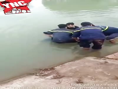 wtf, rescuing body of drowned man