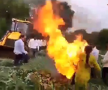 Attention Whore Attempts Self Immolation in Protest