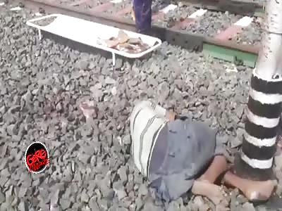 Corpse found on the train tracks