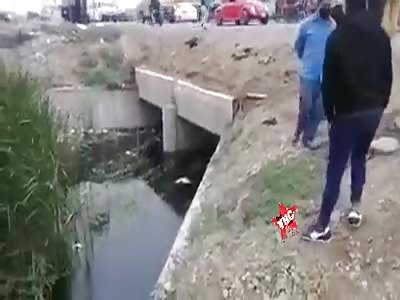 Corpse found in sewage