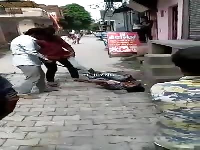 Man brutally beaten on the street