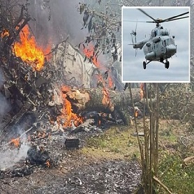 Army Helicopter Crashes In Nilgiris