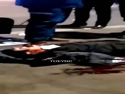 Man in agony after being stabbed